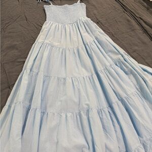 Petal and Pup Tiered Maxi Dress